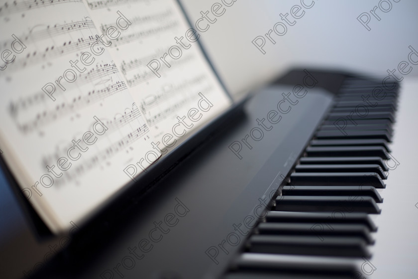 Piano-015 
 Piano and sheet music
