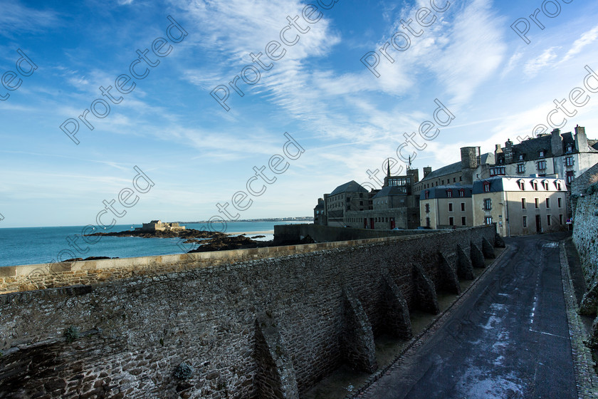6H1C1925 
 St Malo, coast of Brittany, France 
 Keywords: malo, st, france, saint, beach, travel, old, city, brittany, landscape, sea, architecture, view, building, tourism, wall, europe, sand, tower, fortress, fort, nature, ancient, fortification, castle, winter, St Malo, boats,