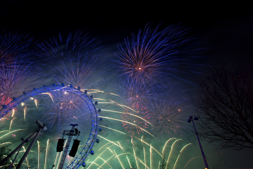 6H1C0373 
 London New Year's Eve Fireworks - 2014